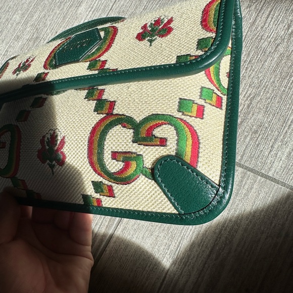 Gucci Multicolor GG Jacquard Canvas Belt Bag - Picture 3 of 8